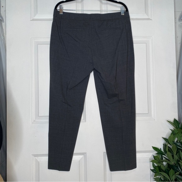 J. Crew City Fit Wool Blend Ankle Career Pants Grey Size 10 - Picture 5 of 8